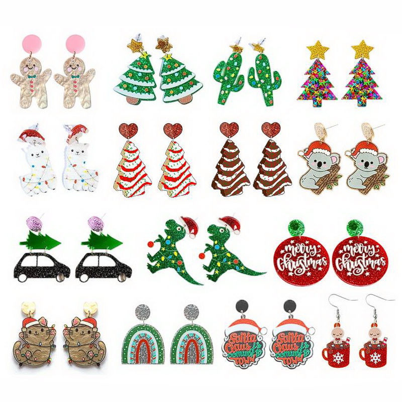 Mens Xmas Fashion - Christmas Party Jewelry Gingerbread Man Koala
