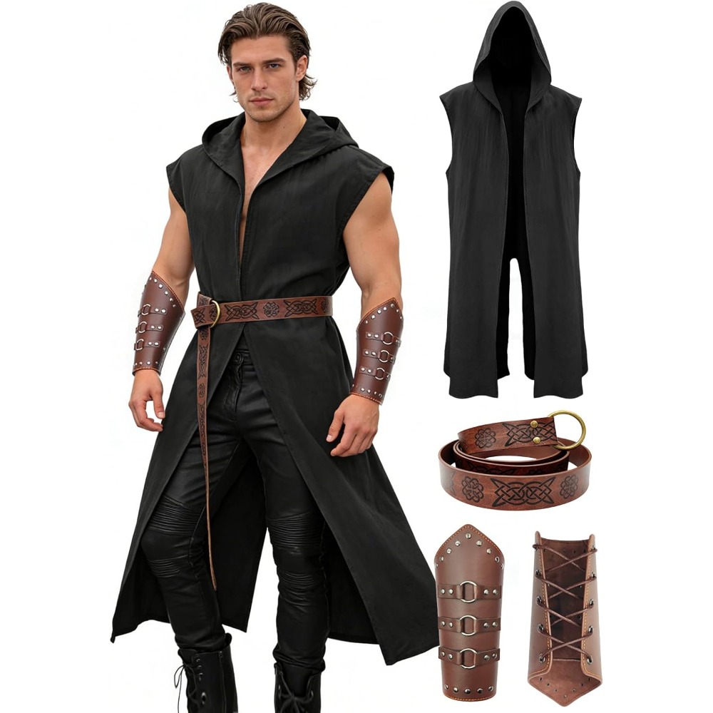 Belt Mens Fashion - Men’s Renaissance Costume Set – Medieval/Renaissance