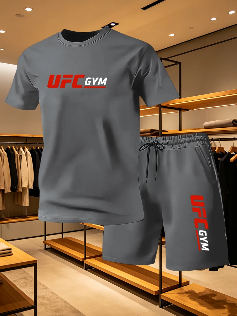 Men'S Fashion Advice - Men's Fashion T-shirt Shorts UFC Casual