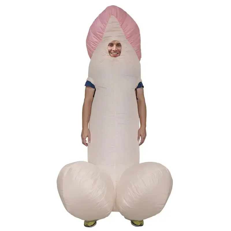 Mens Fashion Jumpsuit - 2026 Adult Sexy Inflatable Penis Cosplay