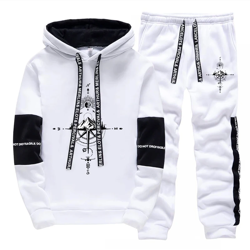 Men'S Fashion Hoodies - New Autumn Winter Men's Tracksuit Fashion