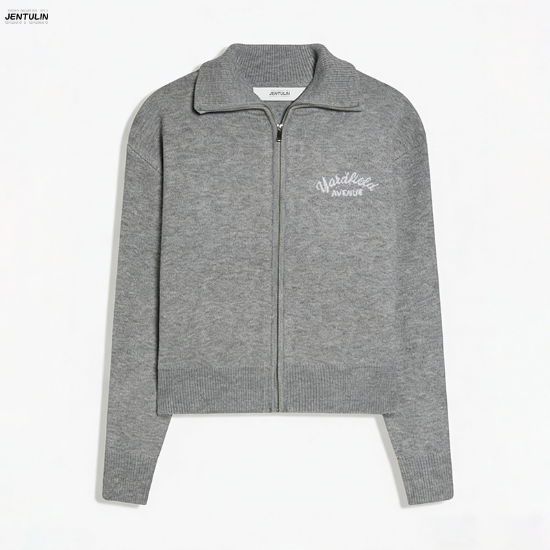 Mens Fashion Mullet - Retro Spliced ​​Zipper Knitted Sweater Women
