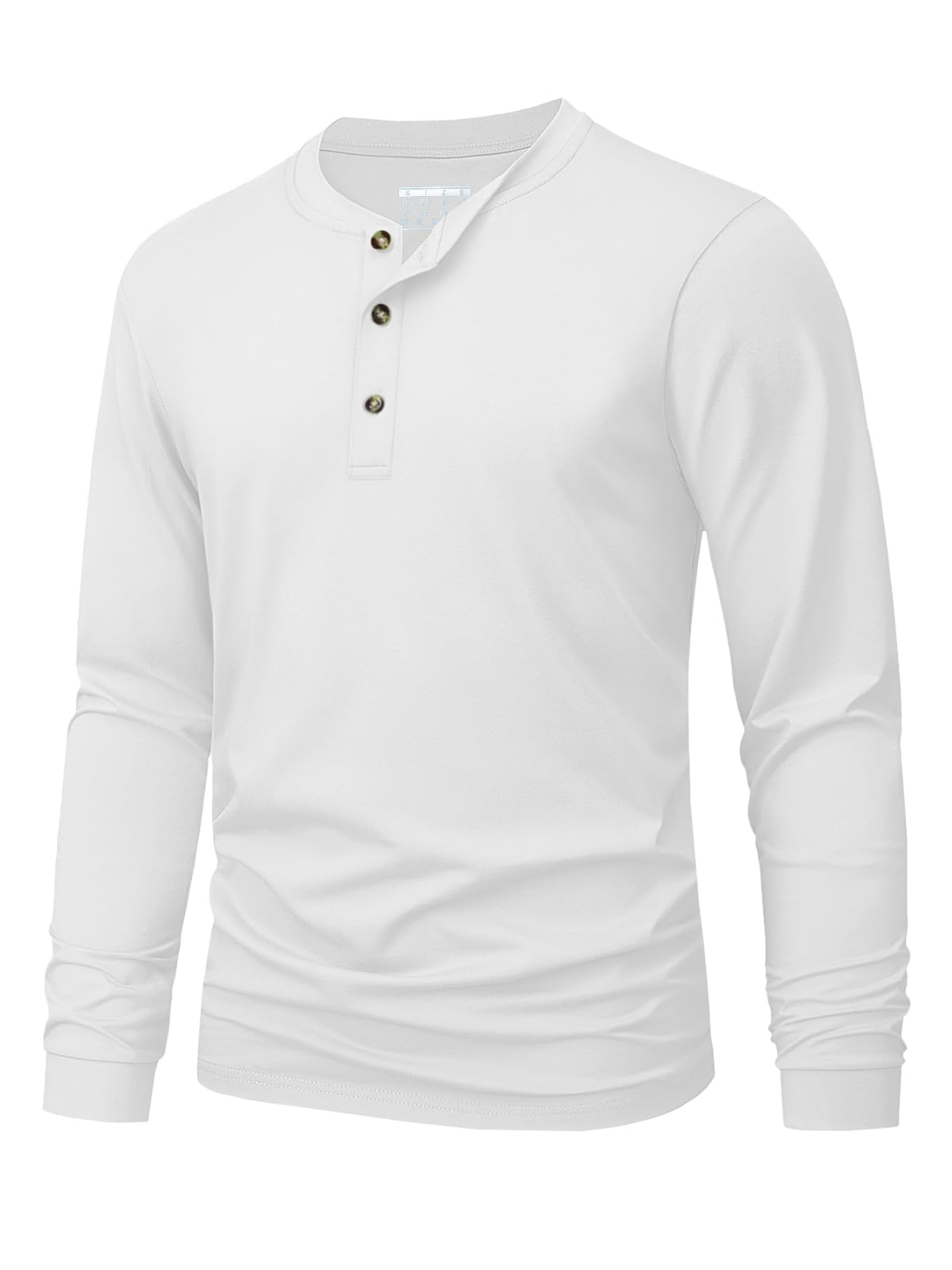 Fashion Mens Shirt - Men's Henley T-Shirt Simple Solid Color