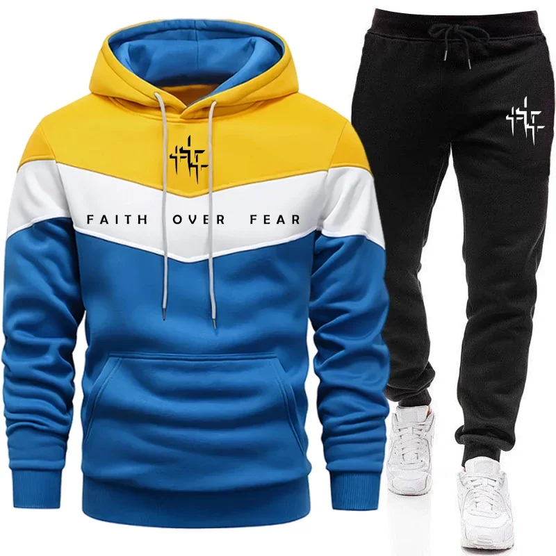 Faith Over Fear Men's Tracksui - Men'S Fashion Hoodies review and price