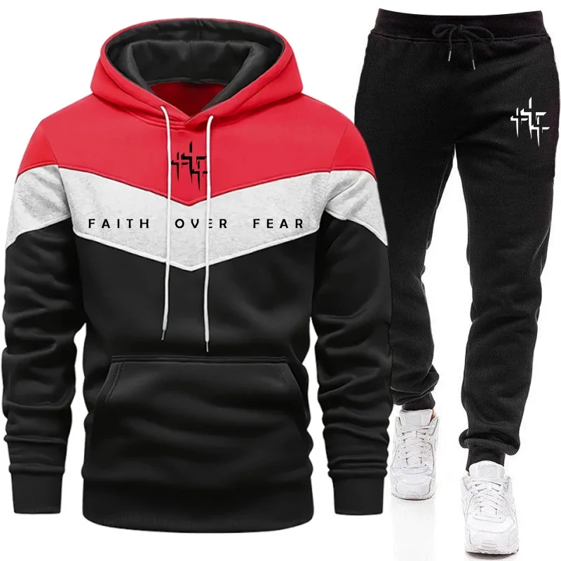 Faith Over Fear Men's Tracksui - Men'S Fashion Hoodies review and price