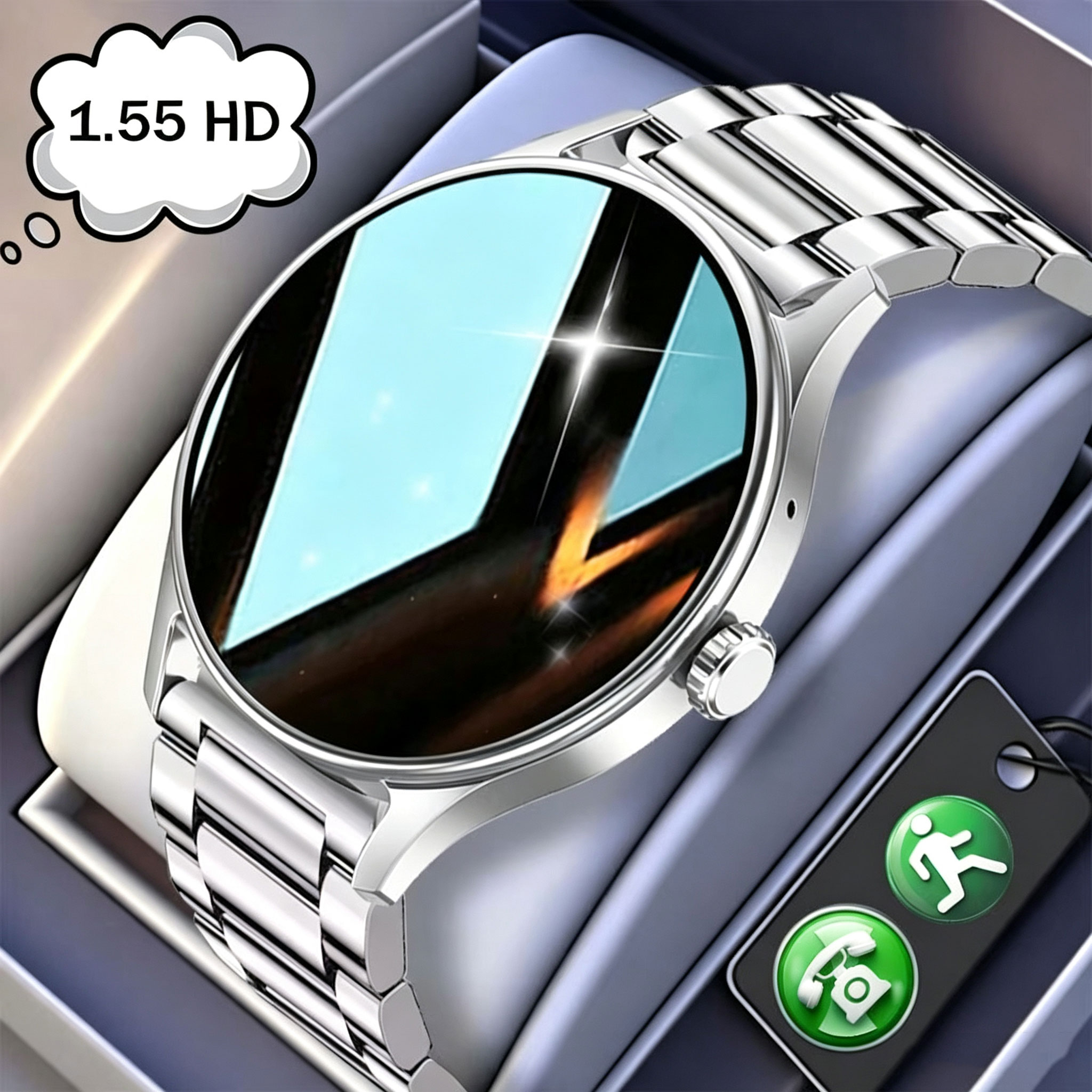 Fashion Smart Watch Plus 1.55  - Men'S Fashion App review and price