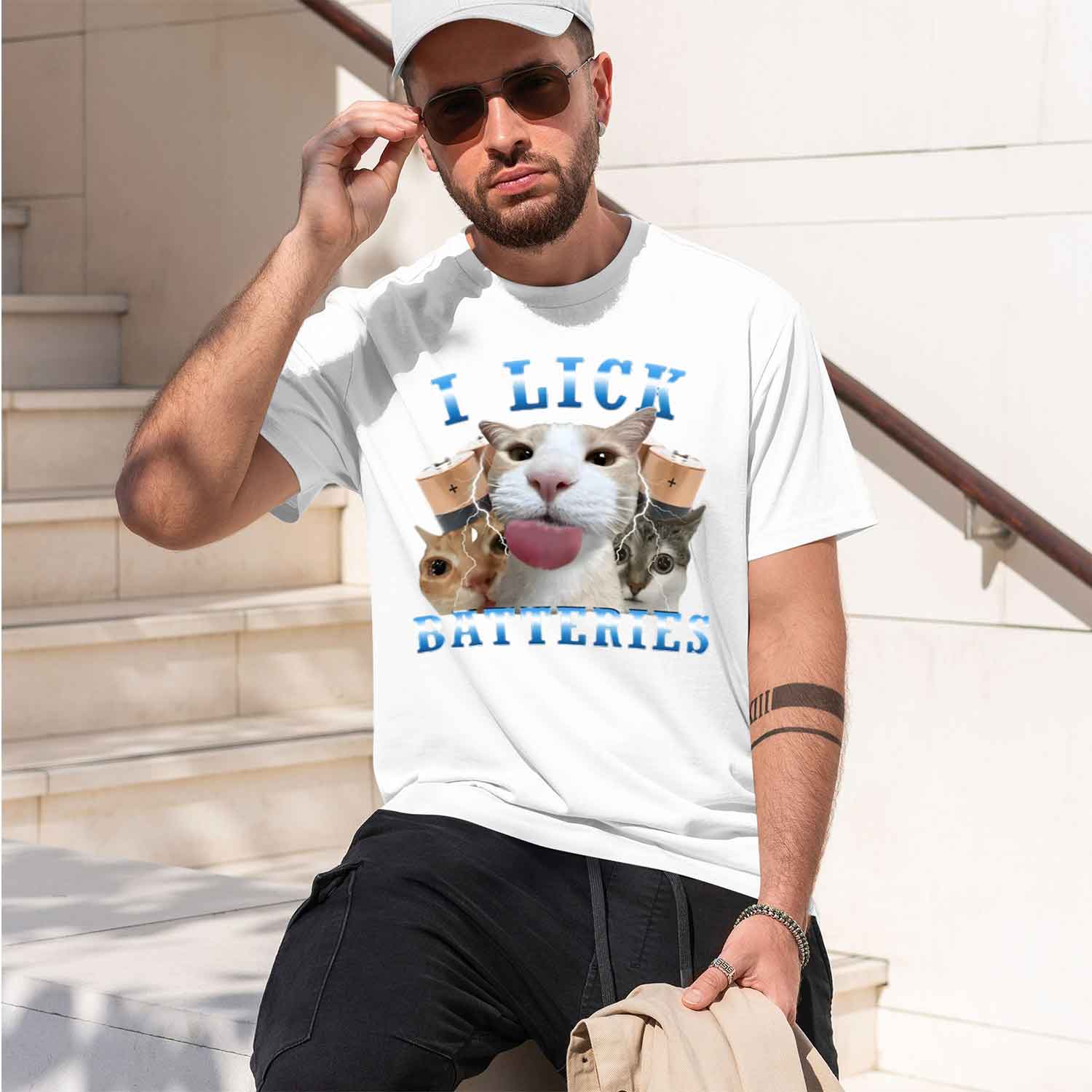 I Lk Batteries Funny Graph T S - Men'S Fashion Lk review and price