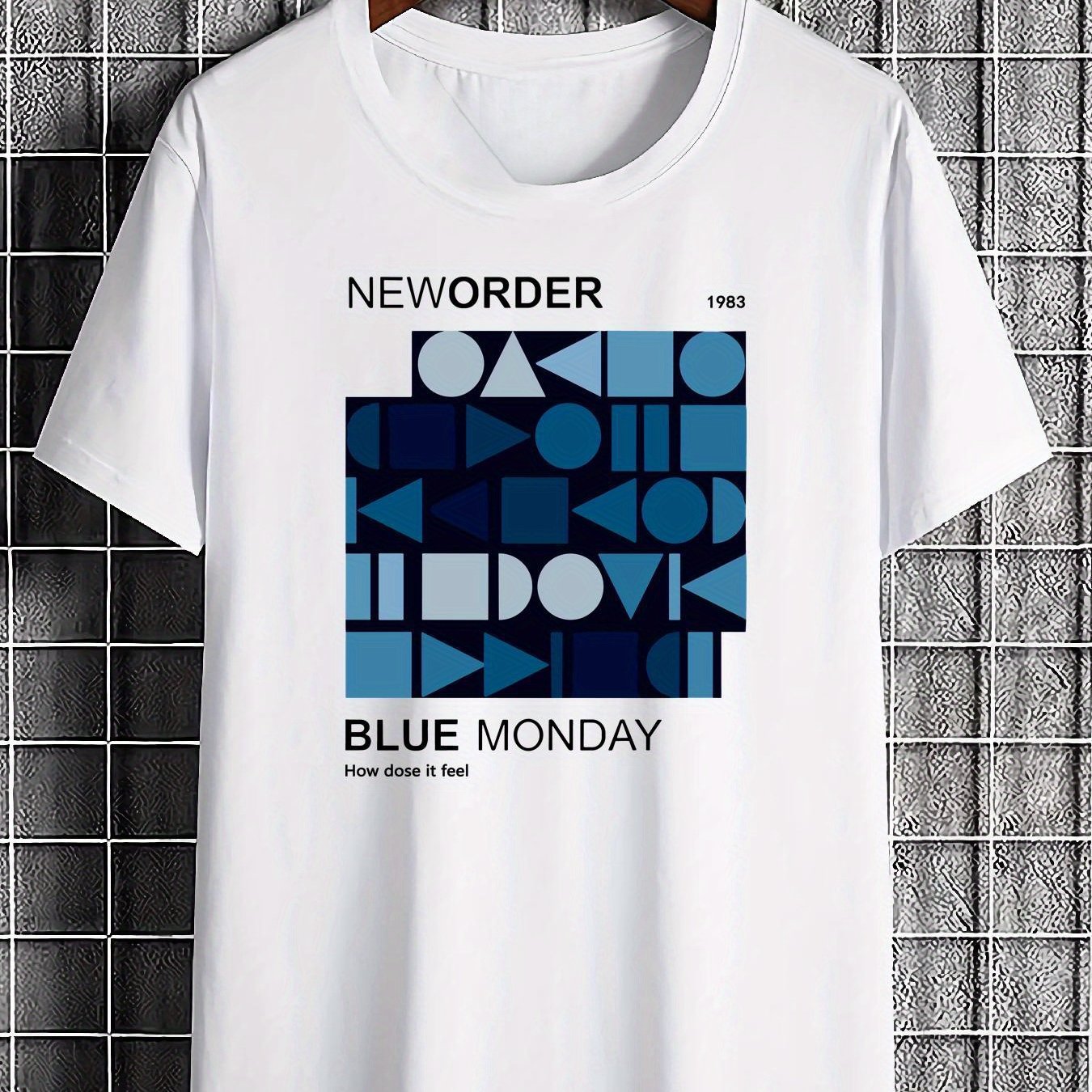 New Order Blue Monday Pattern  - Men'S Fashion From The 80S review and price