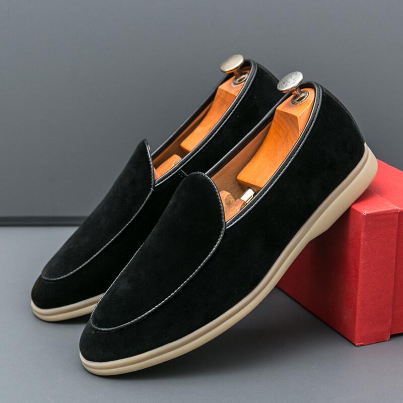 Fashion Men Luxury Brand Loafe - Suede Loafers Men review and price