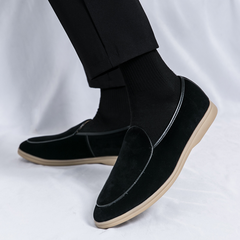 Fashion Men Luxury Brand Loafe - Suede Loafers Men review and price