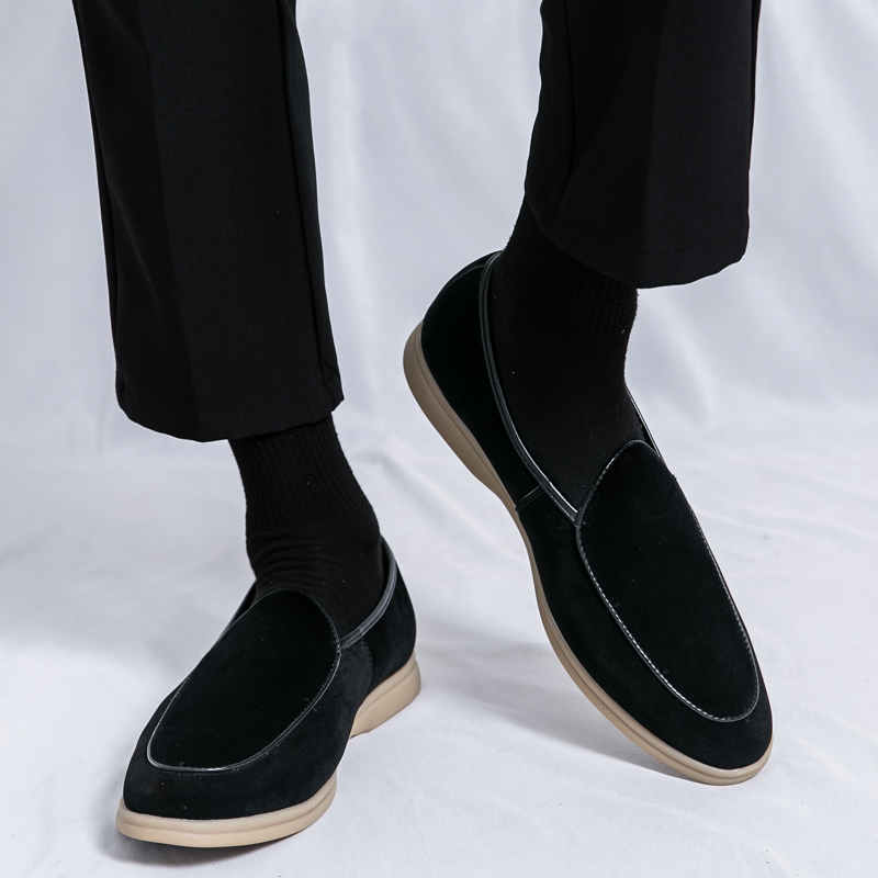 Fashion Men Luxury Brand Loafe - Suede Loafers Men review and price