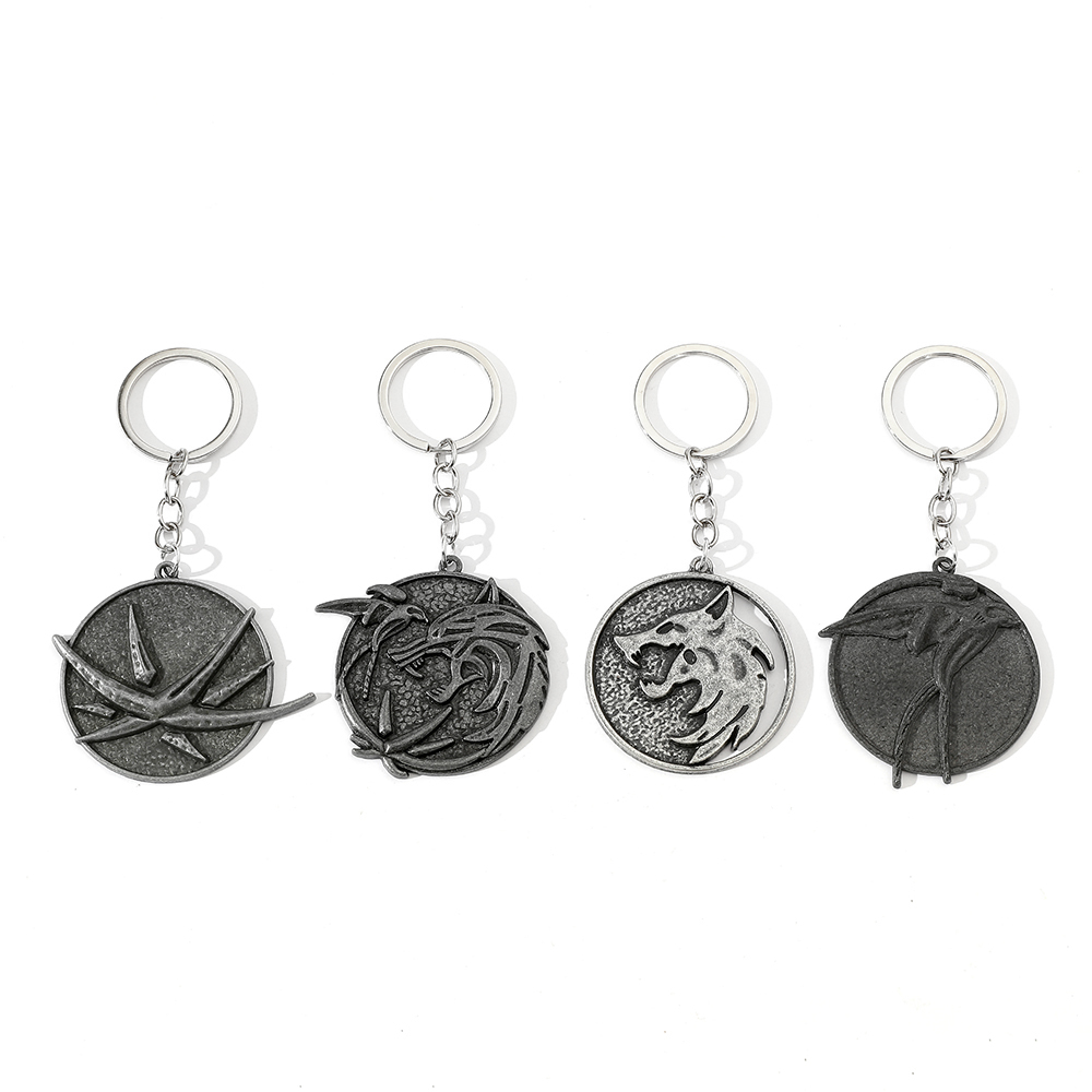 Vintage Wolf Head Keychain Gam - Men Fashion Key review and price