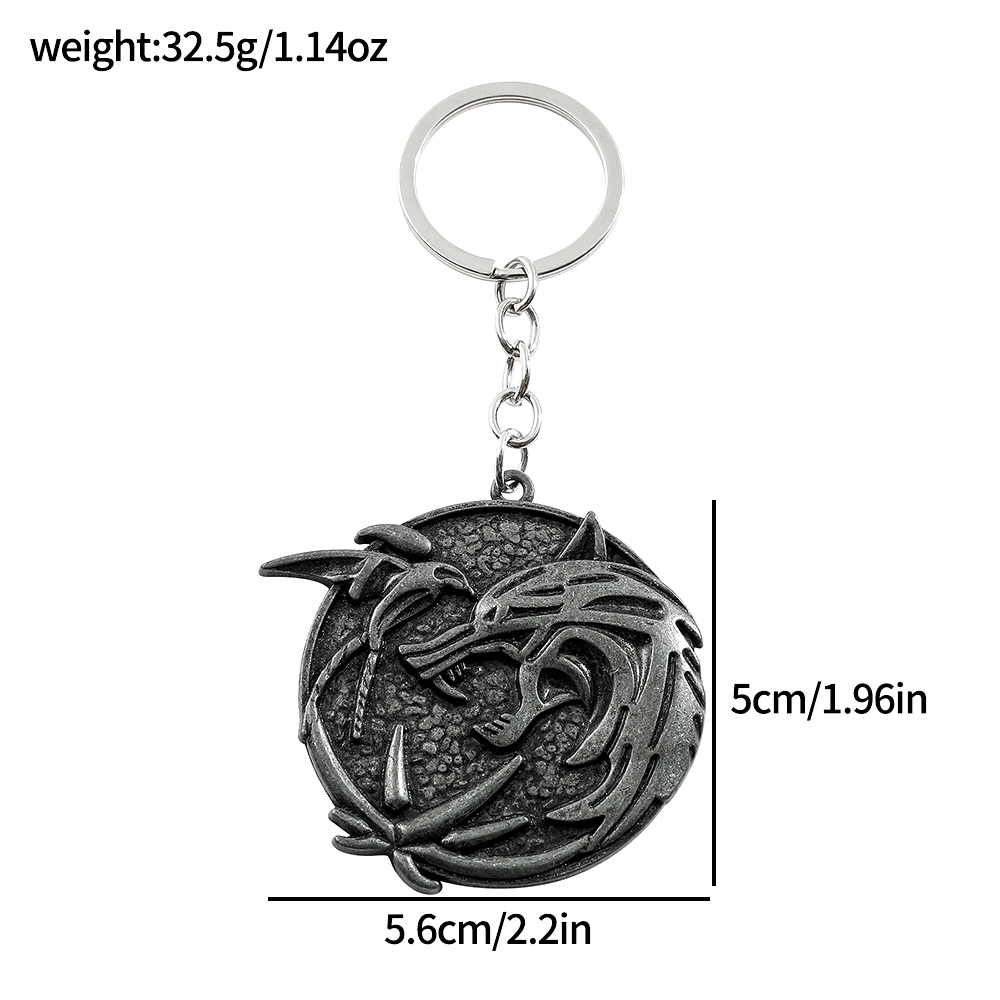 Vintage Wolf Head Keychain Gam - Men Fashion Key review and price