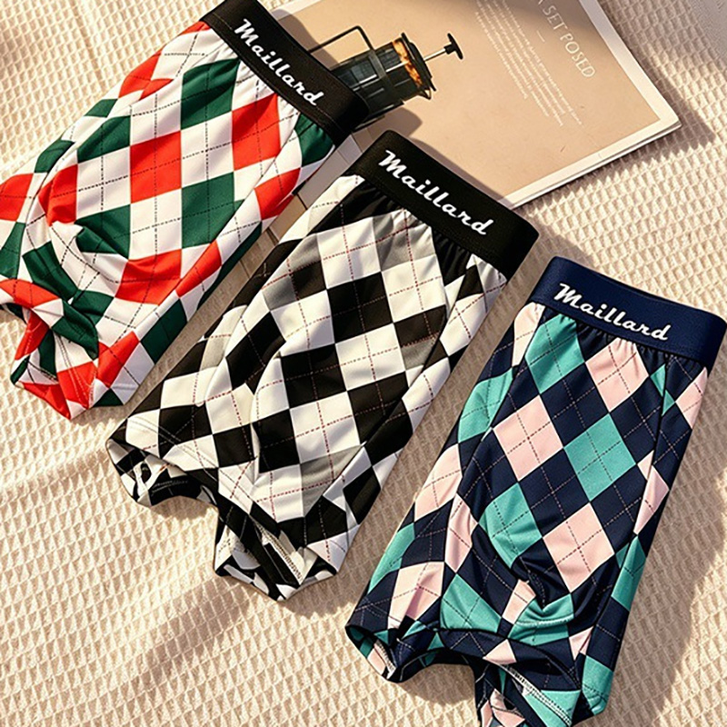 4PCS Men's Underwear Printed F - Men'S Fashion Lk review and price