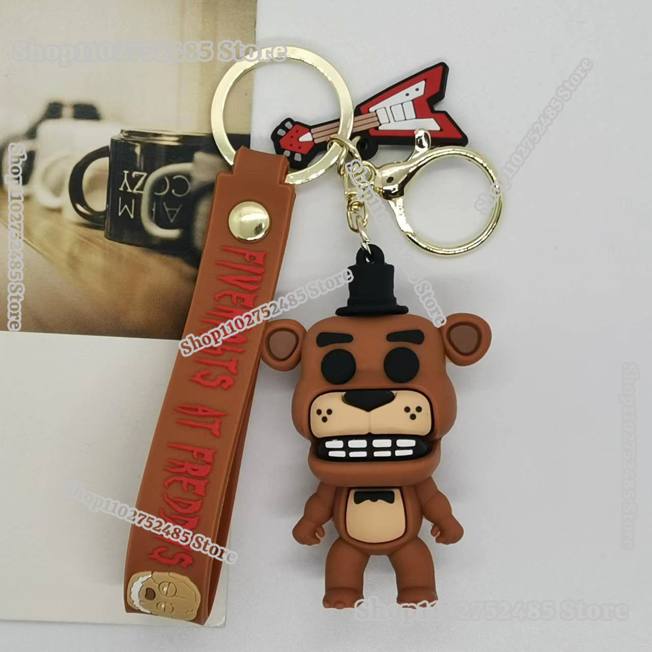 5pcs Cartoon Anime FNAF Figure - Men Fashion Key review and price