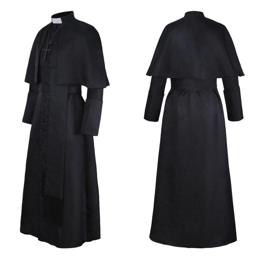 Men's Halloween Priest Costume - Mens Fashion Jumpsuit review and price