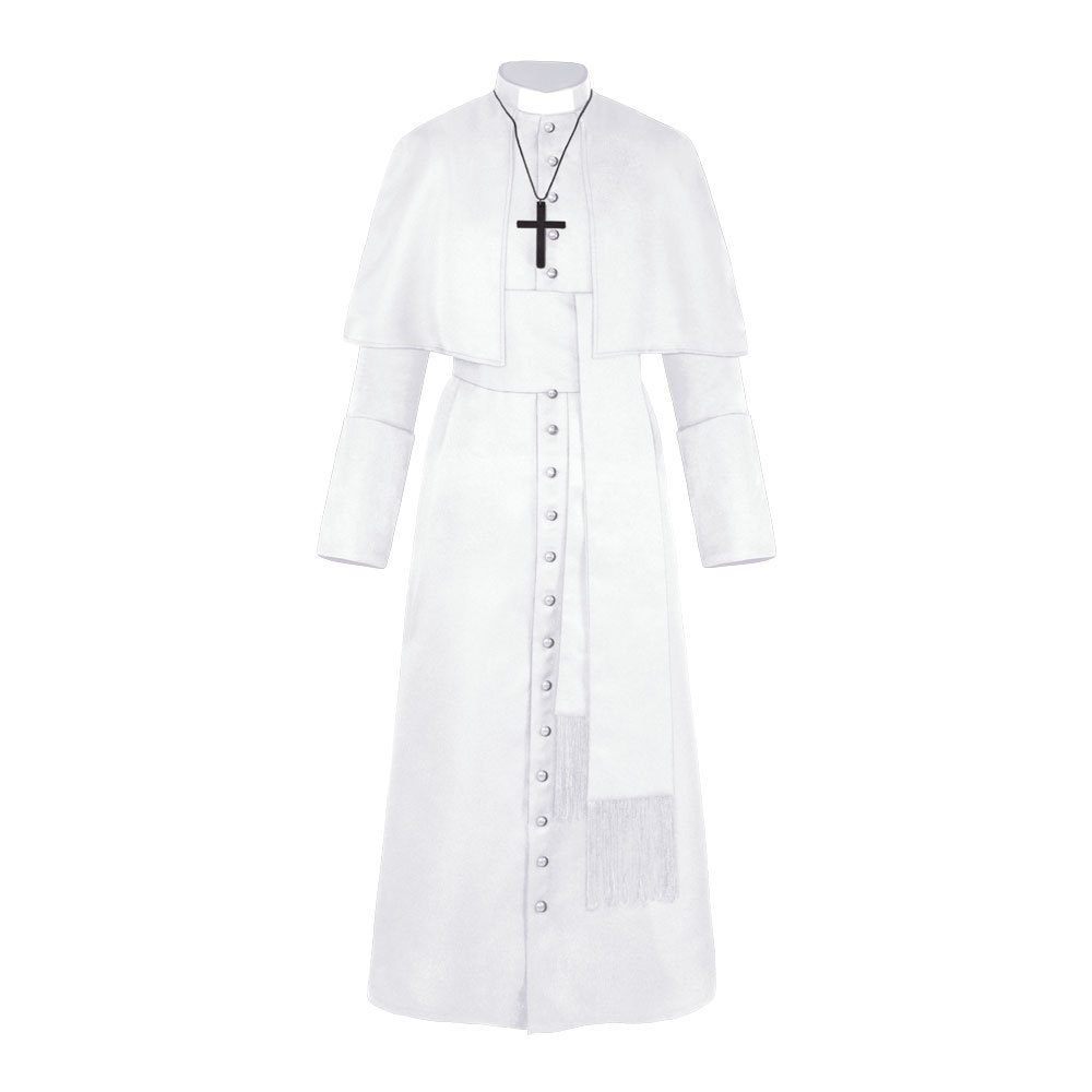 Men's Halloween Priest Costume - Mens Fashion Jumpsuit review and price