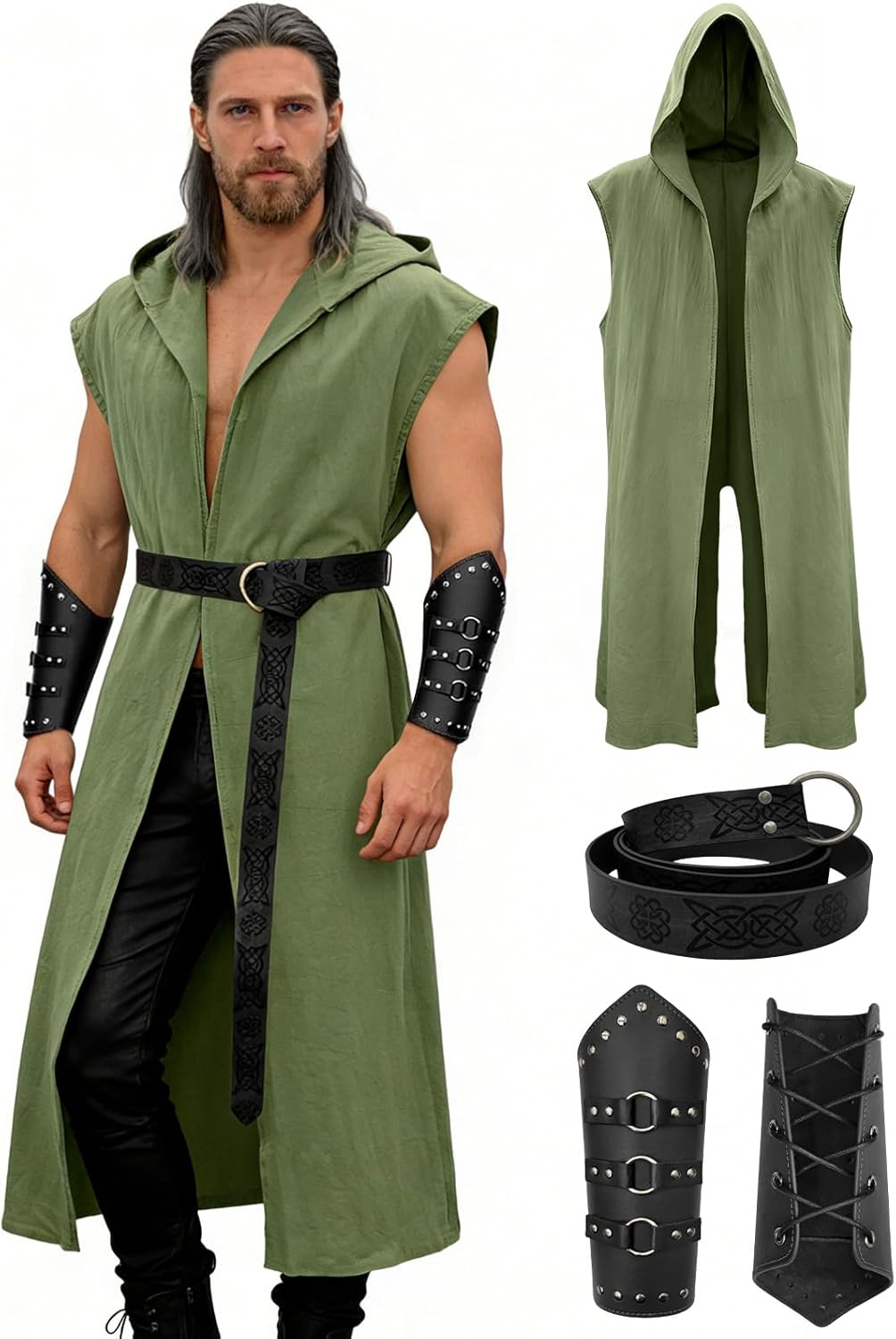 Men’s Renaissance Costume Set  - Belt Mens Fashion review and price