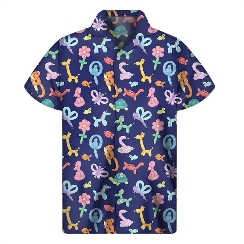 Cartoon Air Balloon 3D Print H - Men'S Fashion Lk review and price