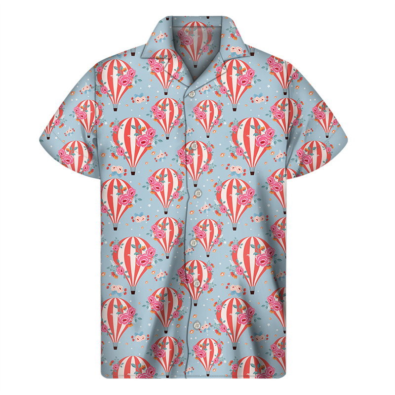 Cartoon Air Balloon 3D Print H - Men'S Fashion Lk review and price