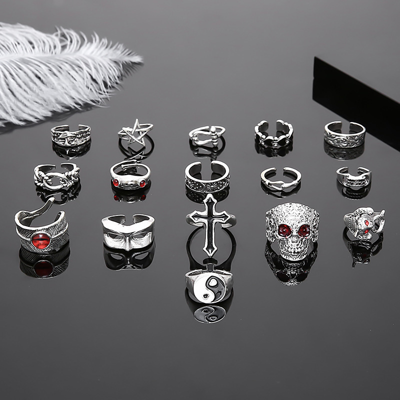 10/20/30/50Pieces Punk Gothic  - Men'S Fashion Lk review and price