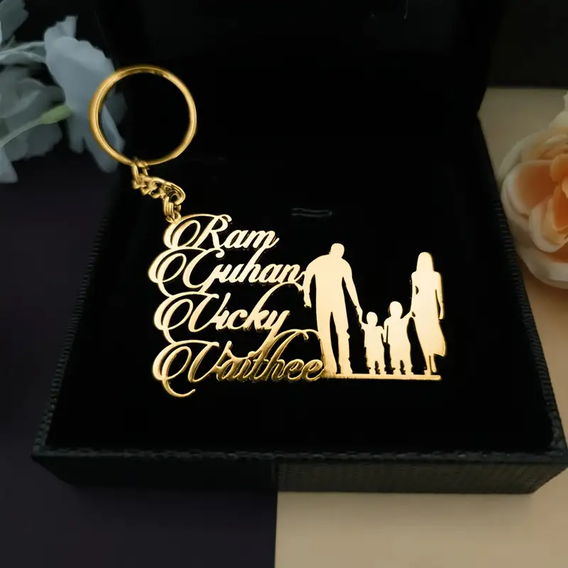 Custom Family Number Name Keyc - Men'S Fashion Gold Chain review and price