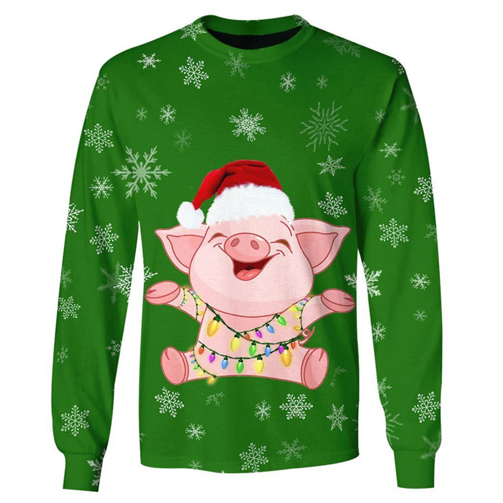 HX Funny Piggy Christmas Hoodi - Mens Xmas Fashion review and price