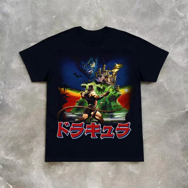 Castlevania NES Konami 80s Ret - Men'S Fashion From The 80S review and price