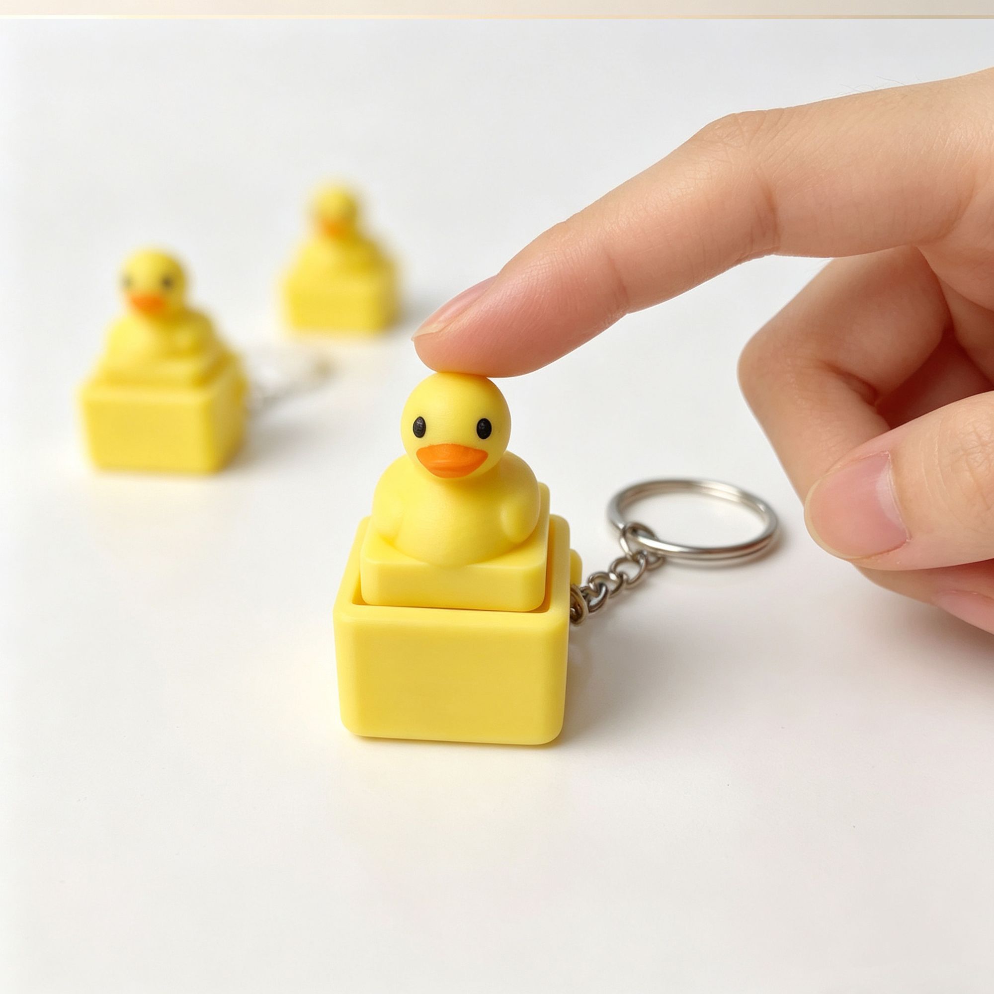 Cute Yellow Duck Press Keychai - Men Fashion Key review and price