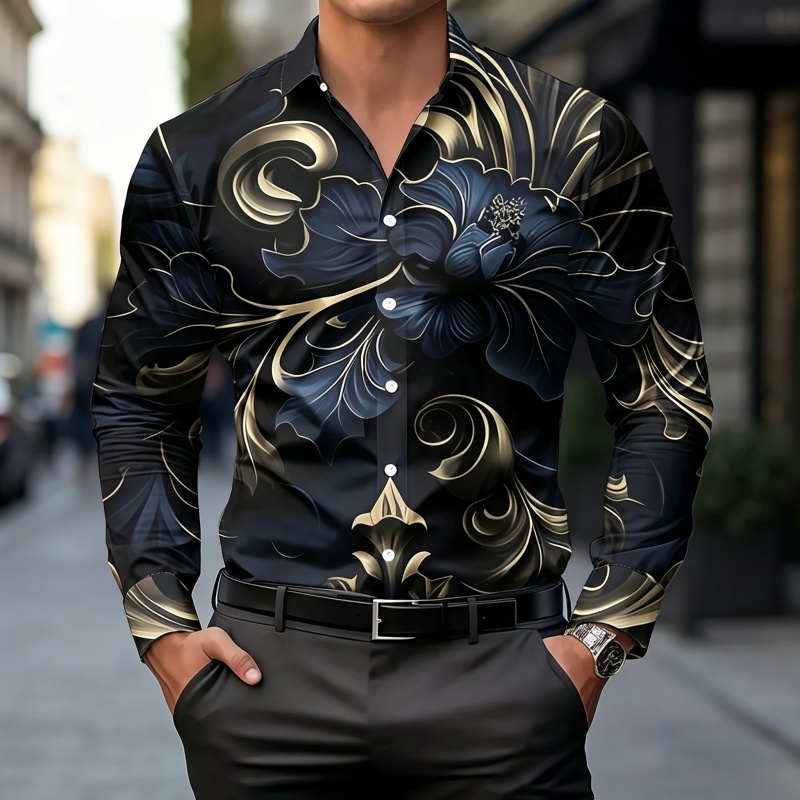 2026 new men's shirt fashion p - Fashion Mens Shirt review and price
