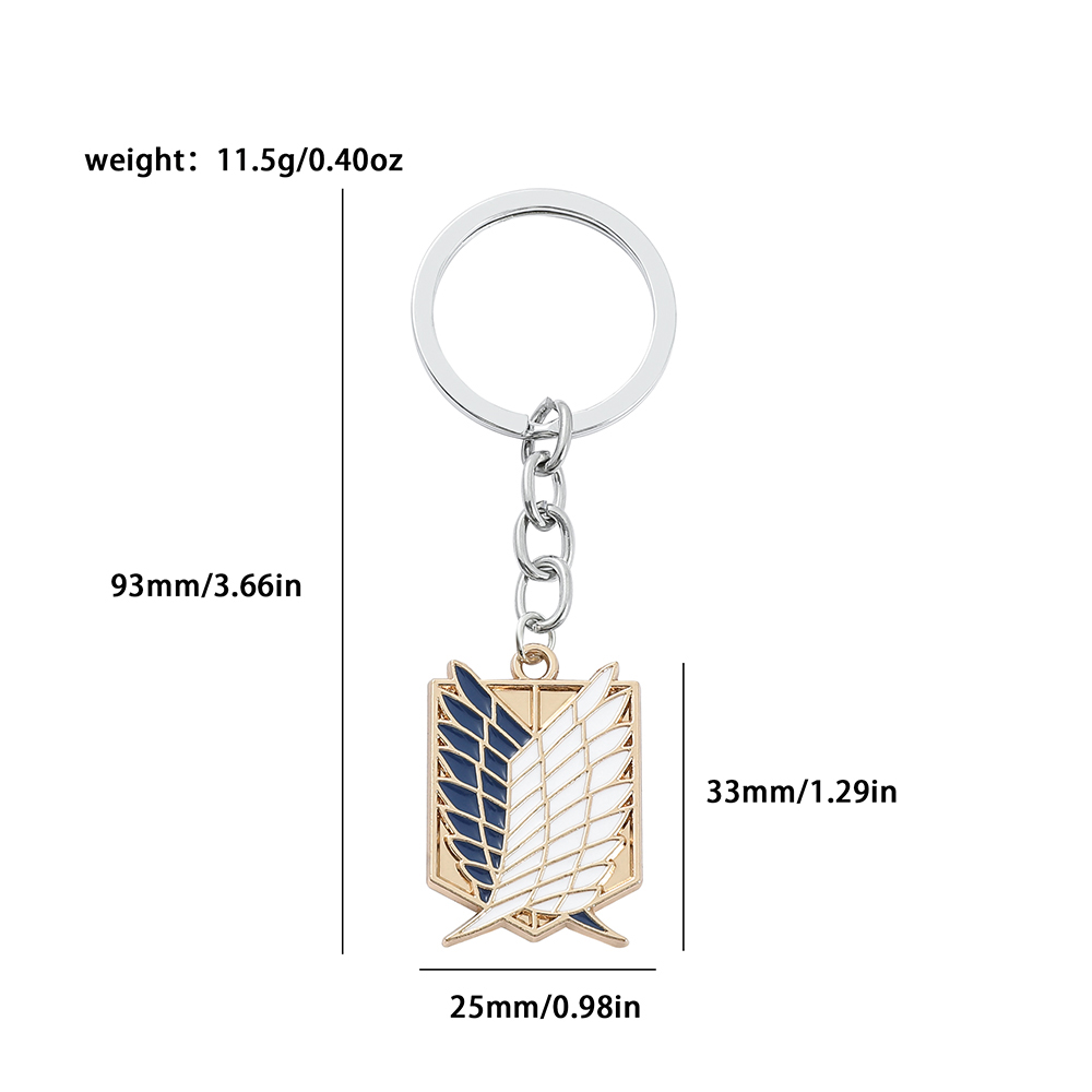 Anime Attack on Titan Enamel B - Men Fashion Key review and price