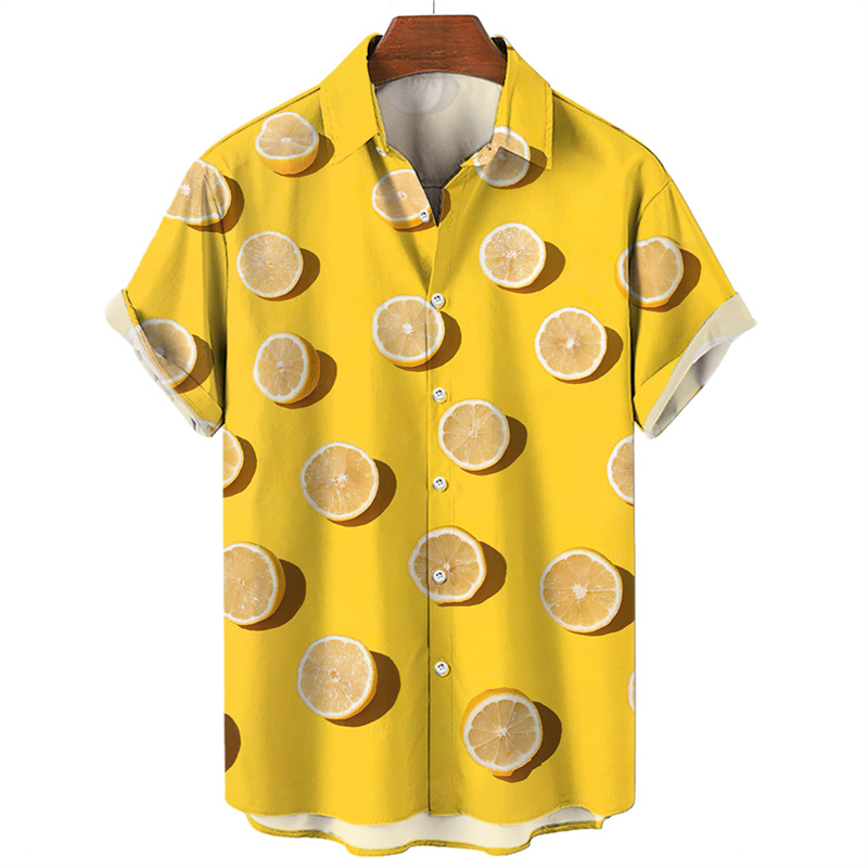 Fashion 3D Print Lemon Orange  - Men'S Fashion Lk review and price