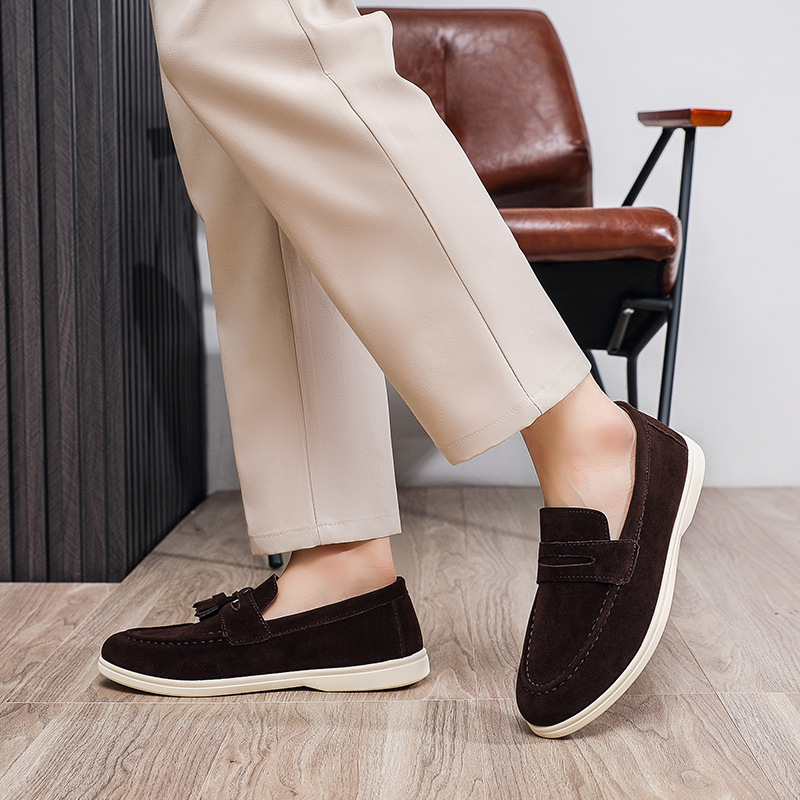 Fashion Comfortable Men's Driv - Suede Loafers Men review and price