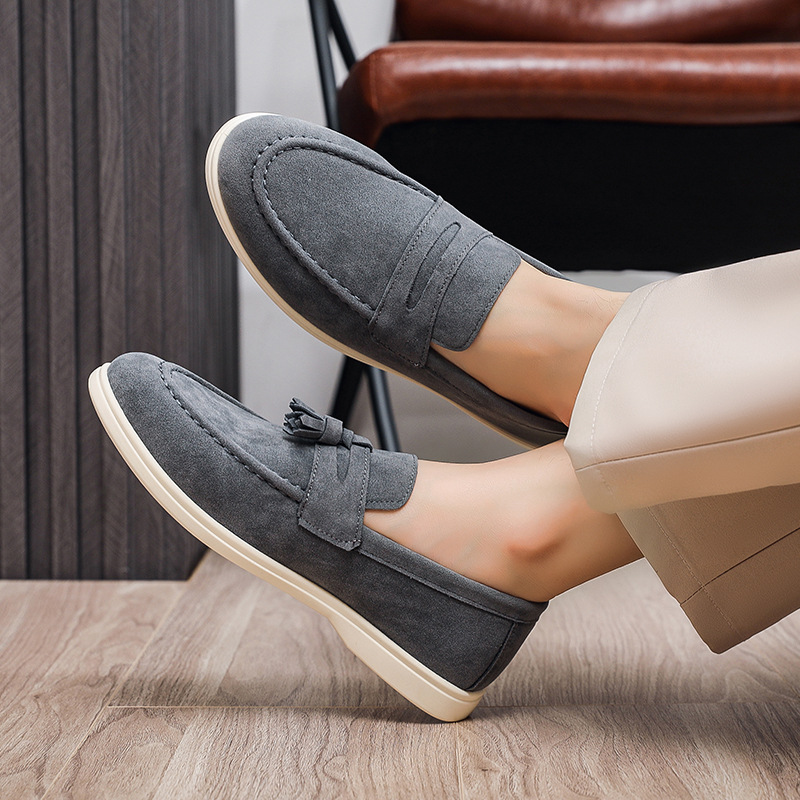 Fashion Comfortable Men's Driv - Suede Loafers Men review and price