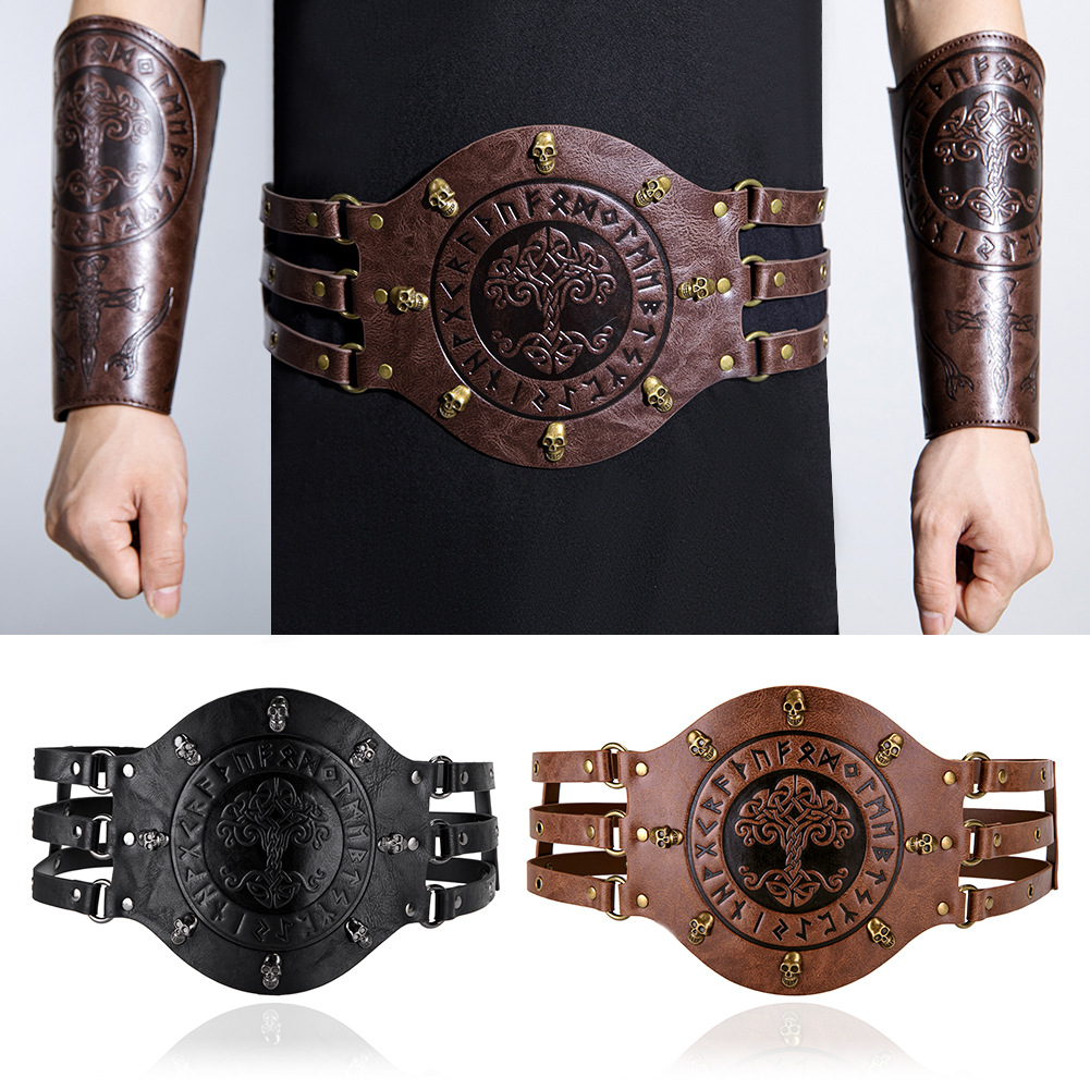 Medieval wide corset belt, Vik - Belt Mens Fashion review and price