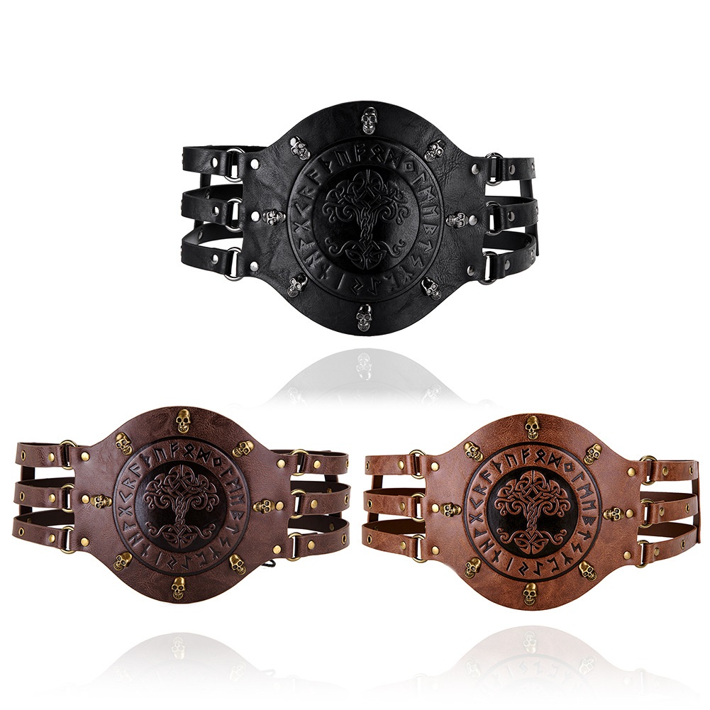 Medieval wide corset belt, Vik - Belt Mens Fashion review and price