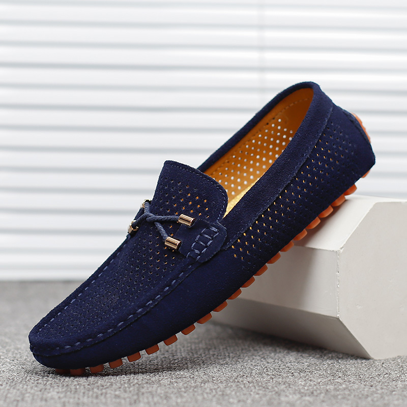 2026 Summer Men Casual Shoes L - Suede Loafers Men review and price