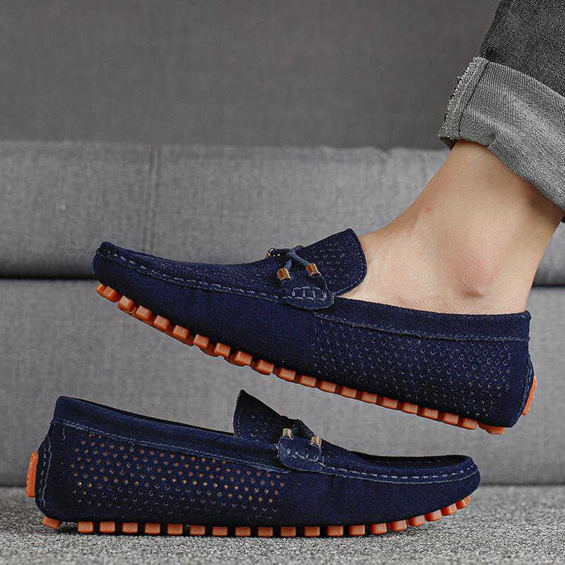 2026 Summer Men Casual Shoes L - Suede Loafers Men review and price