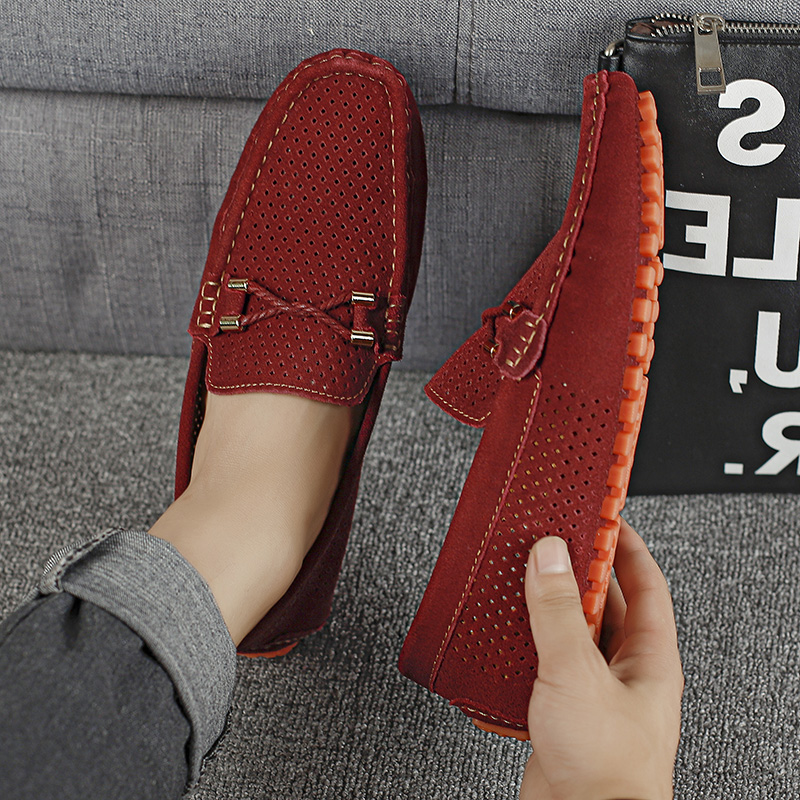 2026 Summer Men Casual Shoes L - Suede Loafers Men review and price