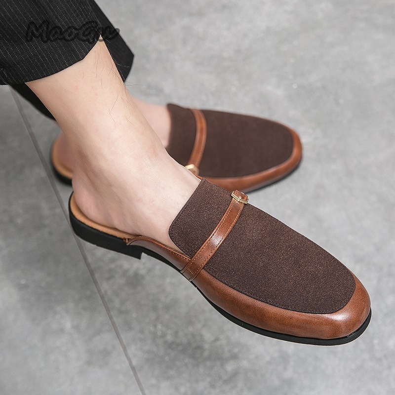 Men's Pantuflas Faux Leather & - Suede Loafers Men review and price