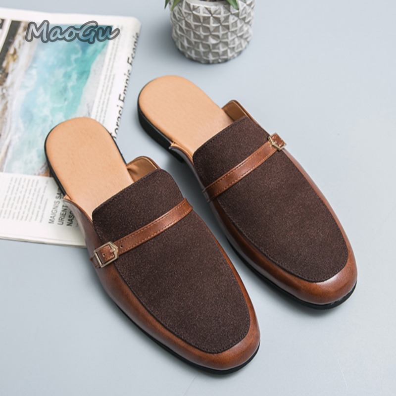Men's Pantuflas Faux Leather & - Suede Loafers Men review and price