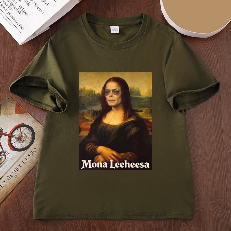 Funny Mona Lisa Parody Graphic - Men'S Fashion From The 80S review and price