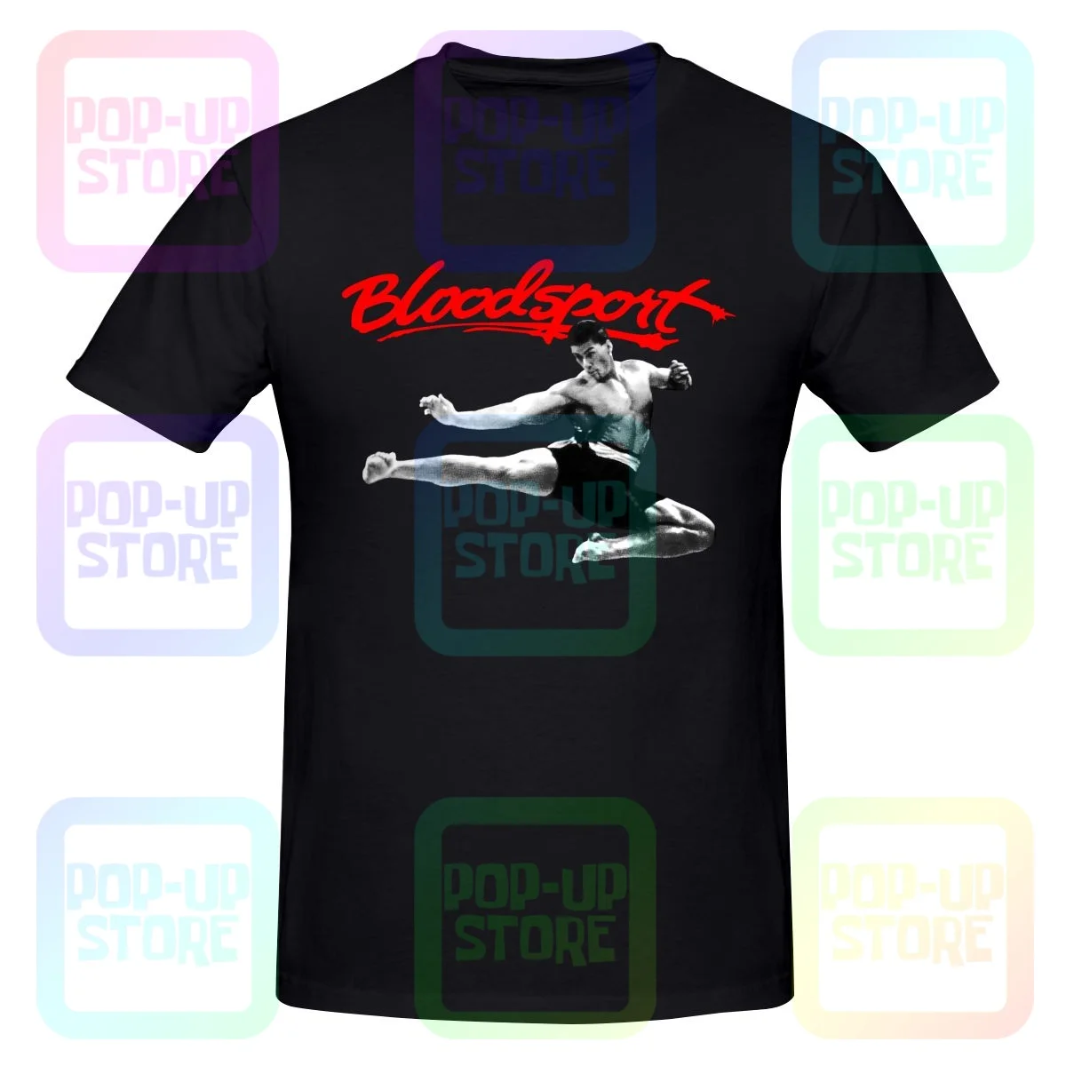 Bloodsport Van Damme Movie Fun - Men'S Fashion From The 80S review and price