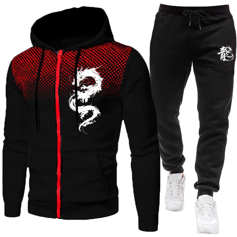 Men's Paris Dragon Pattern Fas - Men'S Fashion Hoodies review and price