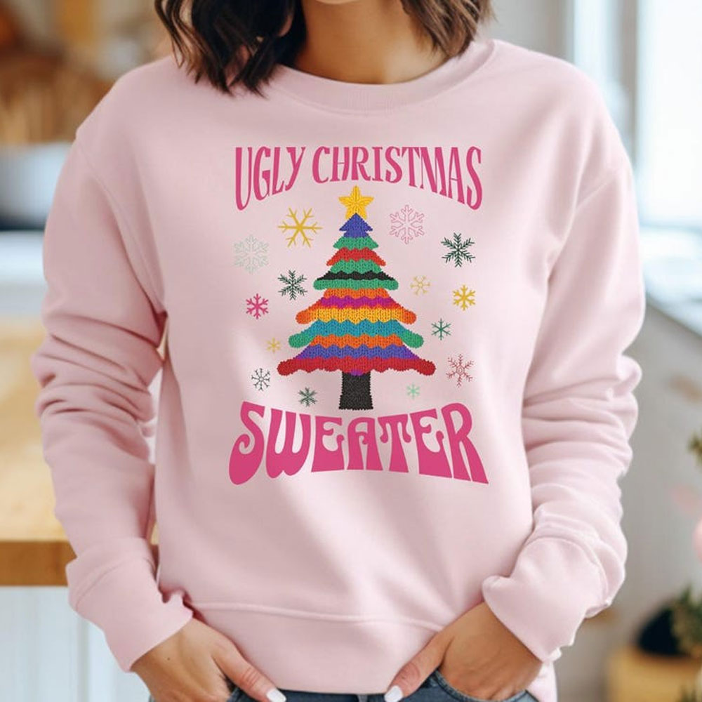 Ugly Christmas Sweater Tree Sw - Mens Xmas Fashion review and price