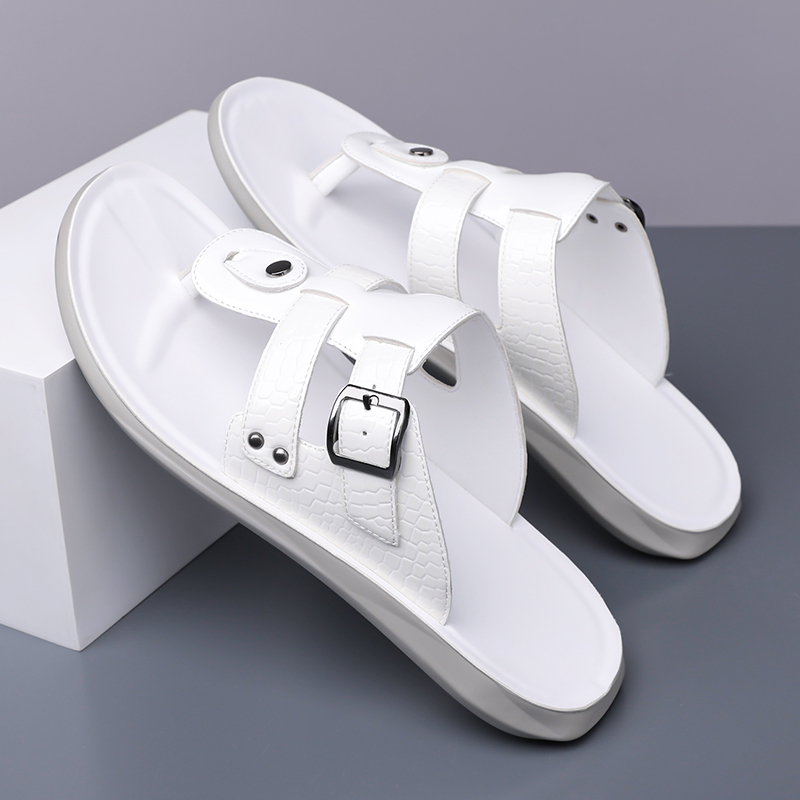 Summer New Men Flip Flops with - Belt Mens Fashion review and price