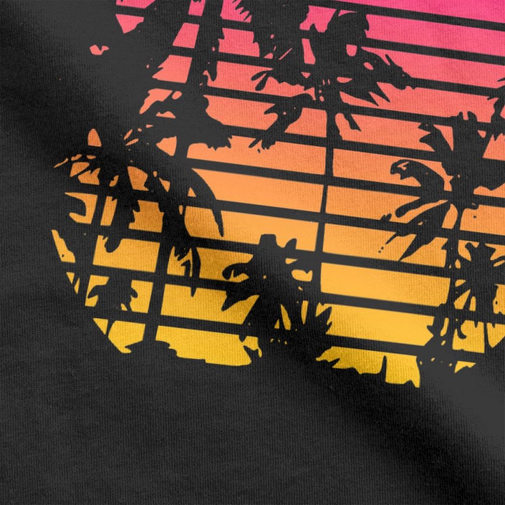 Sunset Palm Tree Vintage Tee S - Men'S Fashion From The 80S review and price