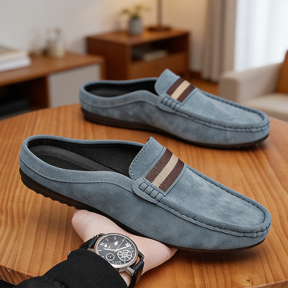 Summer New Shoes for Men Suede - Suede Loafers Men review and price