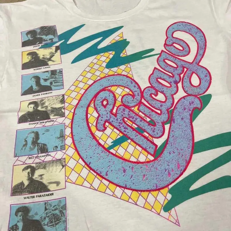 Vtg 80S Chicago Band Short Sle - Men'S Fashion From The 80S review and price
