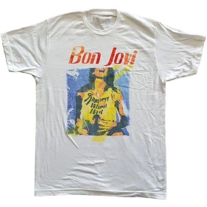 Bon Jovi Slippery When Wet Alb - Men'S Fashion From The 80S review and price